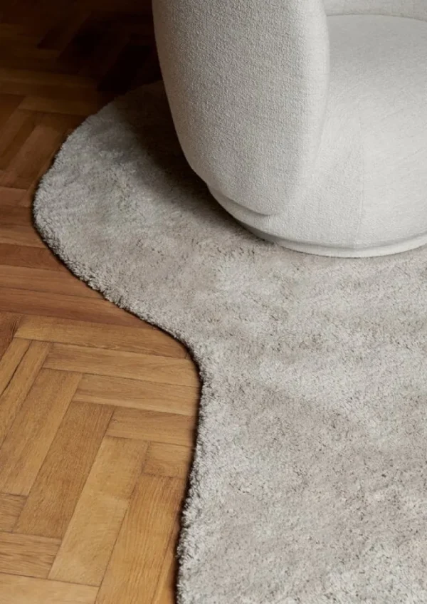 ferm LIVING Teppiche Und Läufer^Forma Wollteppich, 175 x 250 cm, Cremeweiß