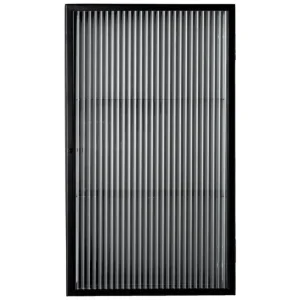 Lundia Aufbewahrungsmöbel | Regale-ferm LIVING Haze Hängeschrank, Riffelglas, Schwarz