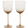 ferm LIVING Gläser Und Tassen^Host Weißweingläser, 2er-Set, Zartrosa