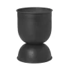 ferm LIVING Garten^Hourglass Topf, XS, schwarz