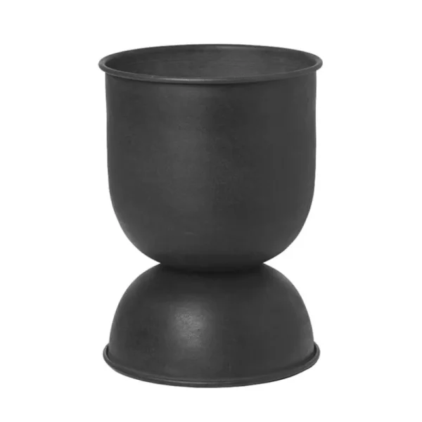 ferm LIVING Garten^Hourglass Topf, XS, schwarz