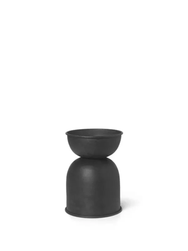 ferm LIVING Garten^Hourglass Topf, XS, schwarz