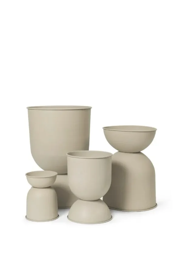 ferm LIVING Garten^Hourglass Topf, S, Kaschmir
