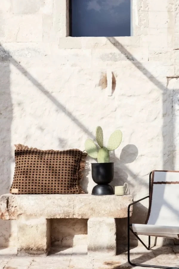 ferm LIVING Garten^Hourglass Topf, XS, schwarz