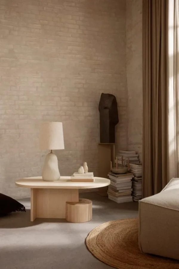 ferm LIVING Tische-Insert Couchtisch, Esche Natur