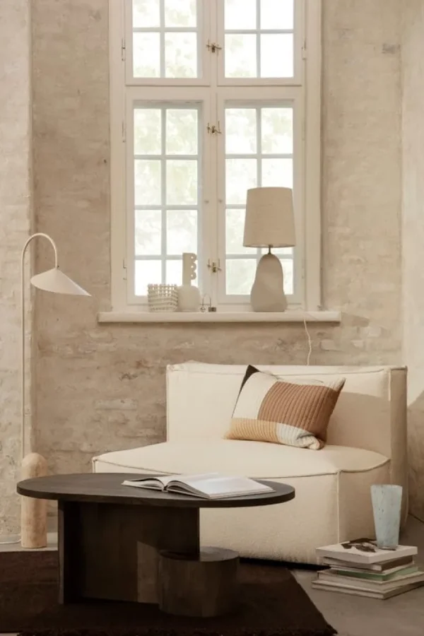 Woud Tische-ferm LIVING Insert Couchtisch, Esche schwarz gebeizt