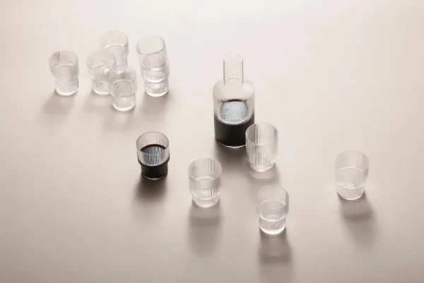 ferm LIVING Karaffen Und Krüge^Karaffe Ripple, klar