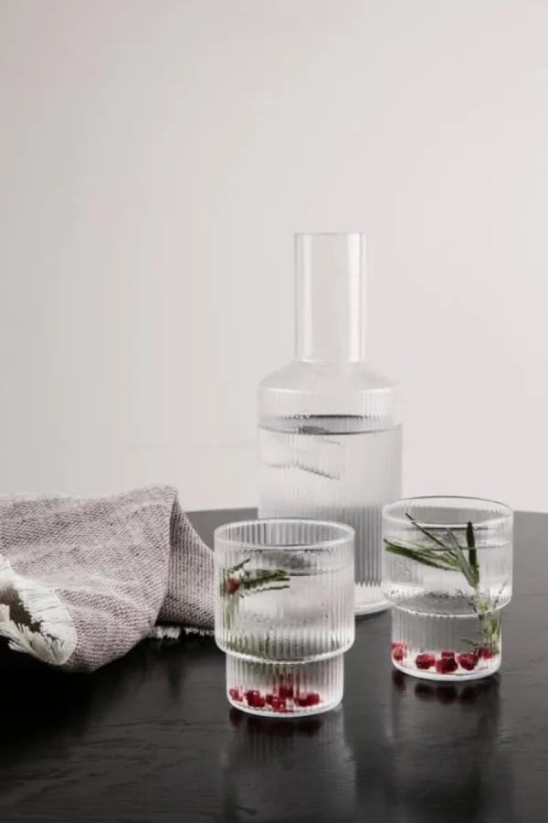 ferm LIVING Karaffen Und Krüge^Karaffe Ripple, klar