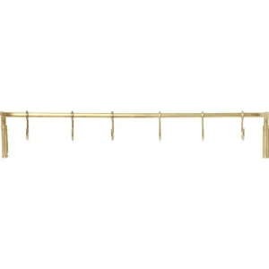 ferm LIVING Außenküche | Garderoben Und Kleiderbügel^Küchenstange mit 6 Haken, Messing