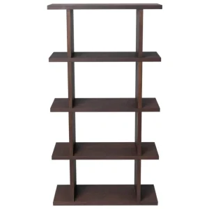 ferm LIVING Regale-Kona Bücherregal 1x4, dunkel gebeizte Eiche