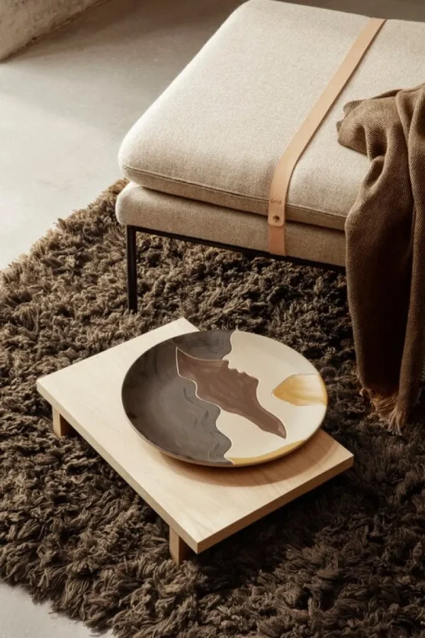 Carl Hansen & Su00f8n Tische-ferm LIVING Kona Beistelltisch, Eiche