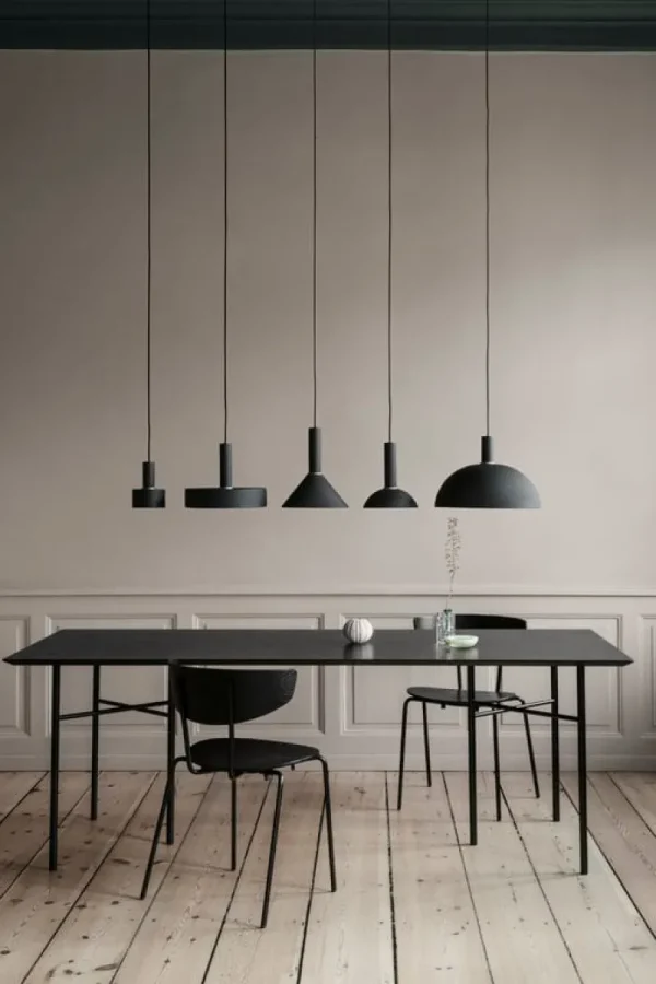 Fritz Hansen Deckenleuchten-ferm LIVING Lampenfassung Socket Pendant High, schwarz