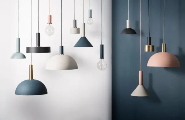 Fritz Hansen Deckenleuchten-ferm LIVING Lampenfassung Socket Pendant High, schwarz