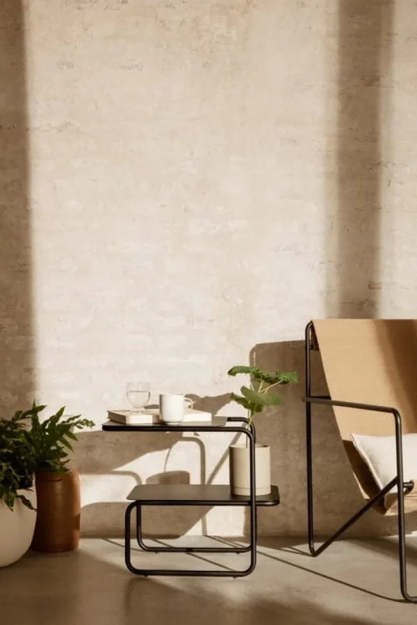 ferm LIVING Terrassenmöbel | Tische^Level Beistelltisch, Schwarz