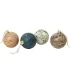 ferm LIVING Weihnachtsdekoration^Marble Glasbaumschmuck, L, 4er-Set