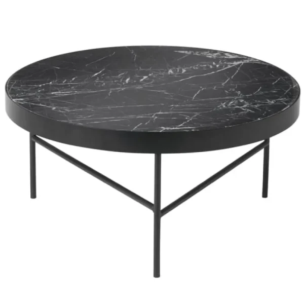 Muuto Tische-ferm LIVING Marble Tisch, groß, schwarz