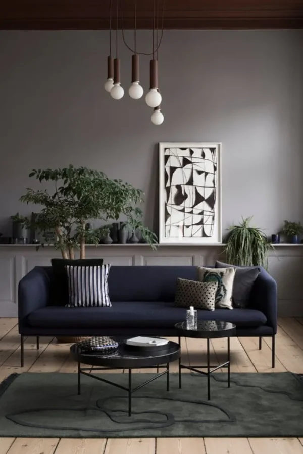 Muuto Tische-ferm LIVING Marble Tisch, groß, schwarz