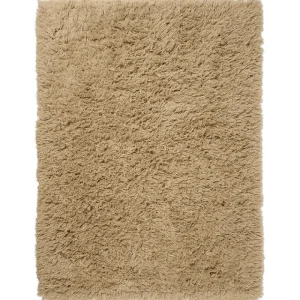 ferm LIVING Teppiche Und Läufer^Meadow Hochflorteppich, Groß, Heller Sand