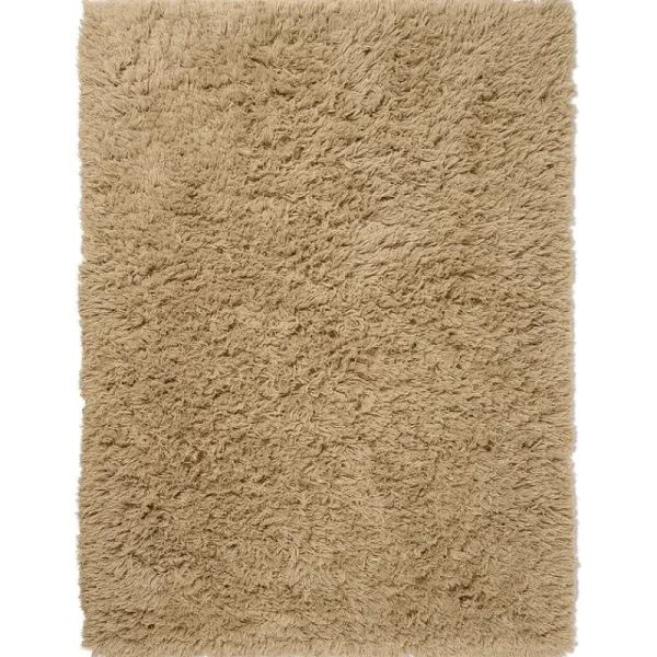 ferm LIVING Teppiche Und Läufer^Meadow Hochflorteppich, Groß, Heller Sand