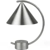 Woud Tischlampen | Tragbare Lampen-ferm LIVING Meridian Tischleuchte, gebürsteter Stahl