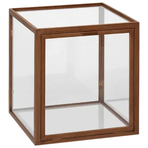 Verso Design Regale-ferm LIVING Miru Glasvitrine, Eiche dunkel gebeizt