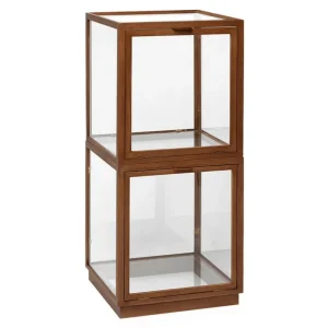 Verso Design Regale-ferm LIVING Miru Glasvitrine, Eiche dunkel gebeizt