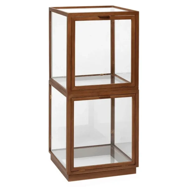 Verso Design Regale-ferm LIVING Miru Glasvitrine, Eiche dunkel gebeizt
