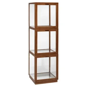Verso Design Regale-ferm LIVING Miru Glasvitrine, Eiche dunkel gebeizt
