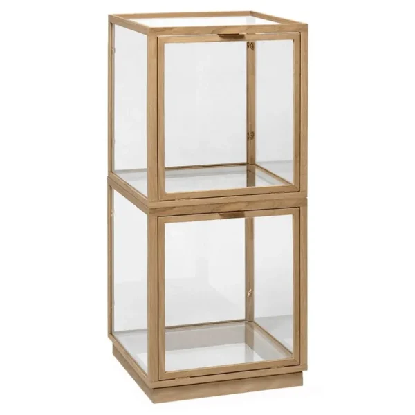 ferm LIVING Regale-Miru Sockel für Glasvitrine, Eiche