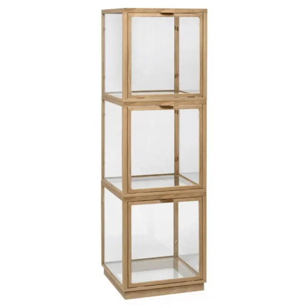 ferm LIVING Regale-Miru Sockel für Glasvitrine, Eiche