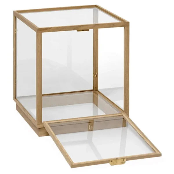 ferm LIVING Regale-Miru Sockel für Glasvitrine, Eiche