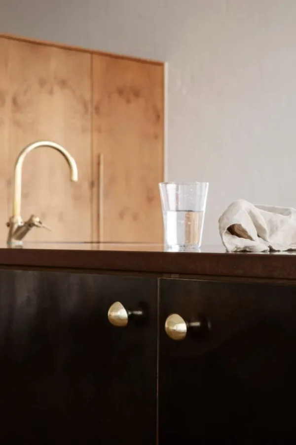 ferm LIVING Garderoben Und Kleiderbügel^Mushroom Haken, Messing