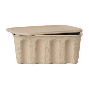 ferm LIVING Aufbewahrungsbehälter^Paper pulp Box, klein, 2 Stück