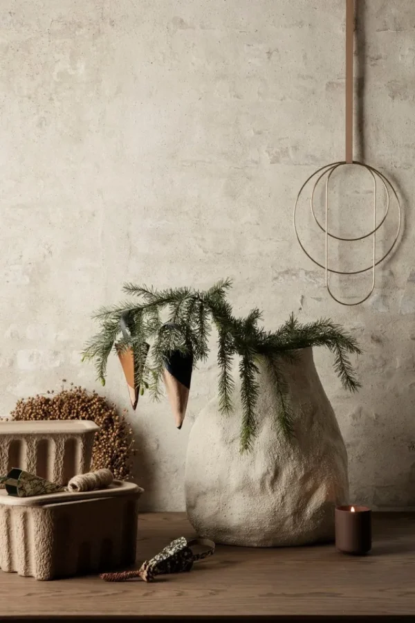 ferm LIVING Aufbewahrungsbehälter^Paper pulp Box, klein, 2 Stück