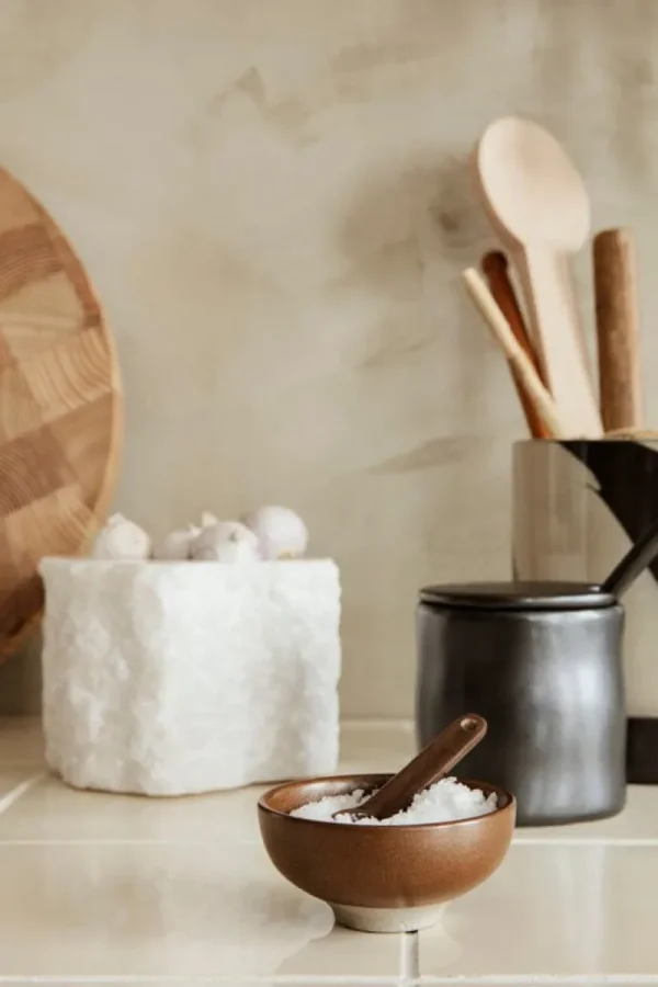 ferm LIVING Küchenutensilien^Petite Salzset, Schokoladenbraun