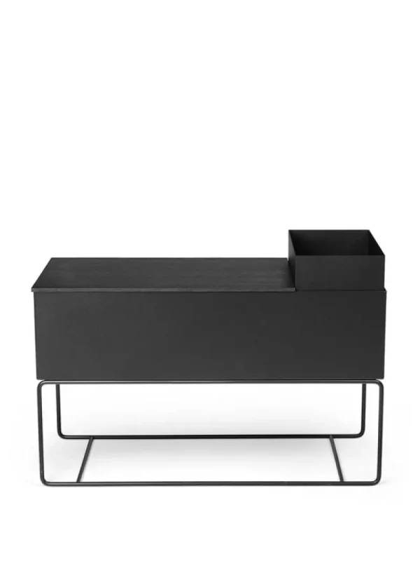 ferm LIVING Garten^Pflanzkasten, groß, schwarz