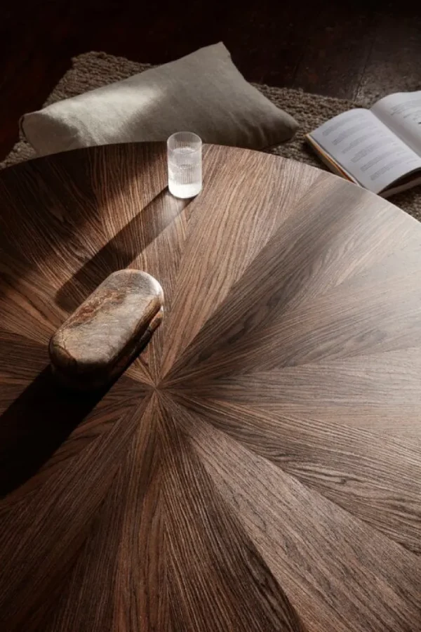 Viccarbe Tische-ferm LIVING Post Couchtisch, L, Eiche geräuchert, Stern
