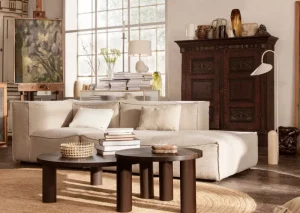 Viccarbe Tische-ferm LIVING Post Couchtisch, S, Eiche geräuchert, Stern