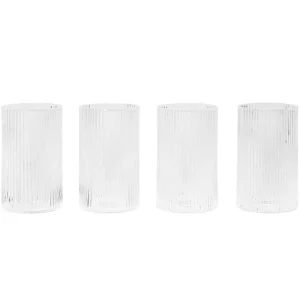 ferm LIVING Gläser Und Tassen^Ripple Verrines Gläser, 4 Stück, Klar