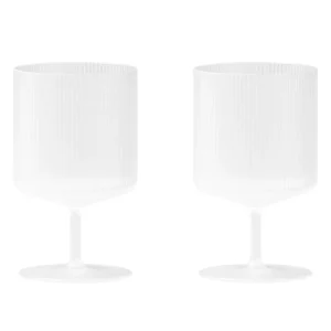 ferm LIVING Gläser Und Tassen | Küchenutensilien^Ripple Weingläser, 2 Stück, satiniert