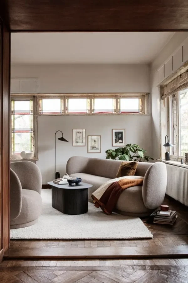 ferm LIVING Dekorationsgegenstände^Schale Alza, schwarzer Marmor