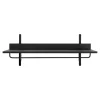 Lundia Regale-ferm LIVING Sector Hängeregal, schwarze Esche - schwarzes Messing