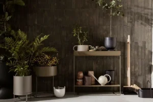 ferm LIVING Indoor-gardening^Speckle Topf, gebrochen weiß