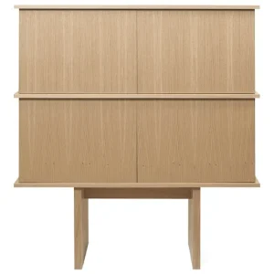 Audo Copenhagen Aufbewahrungsmöbel-ferm LIVING Stilt Sideboard, doppelt, Eiche natur