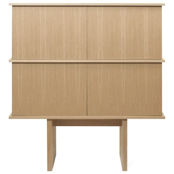 Audo Copenhagen Aufbewahrungsmöbel-ferm LIVING Stilt Sideboard, doppelt, Eiche natur