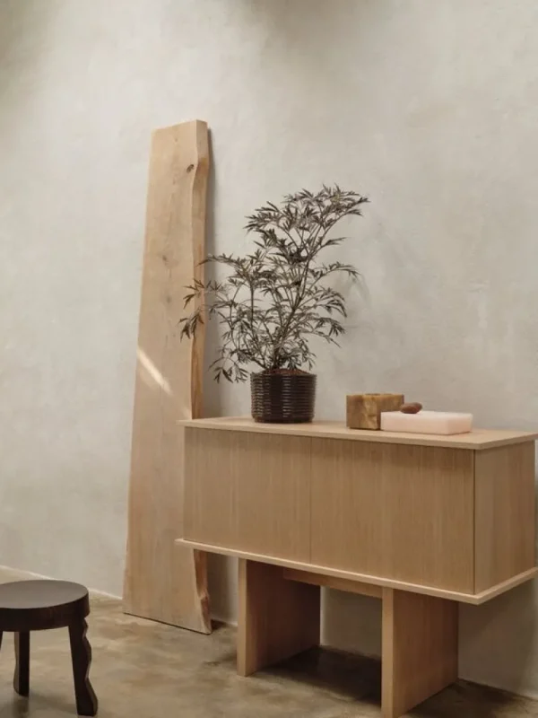 Woud Aufbewahrungsmöbel-ferm LIVING Stilt Sideboard, 1 Tür, Eiche natur