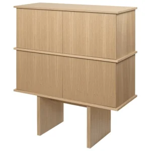 Audo Copenhagen Aufbewahrungsmöbel-ferm LIVING Stilt Sideboard, doppelt, Eiche natur