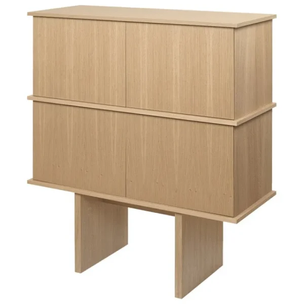 Audo Copenhagen Aufbewahrungsmöbel-ferm LIVING Stilt Sideboard, doppelt, Eiche natur