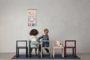 Kinder ferm LIVING Möbel Für Das Kinderzimmer^Stuhl Little Architect, grau