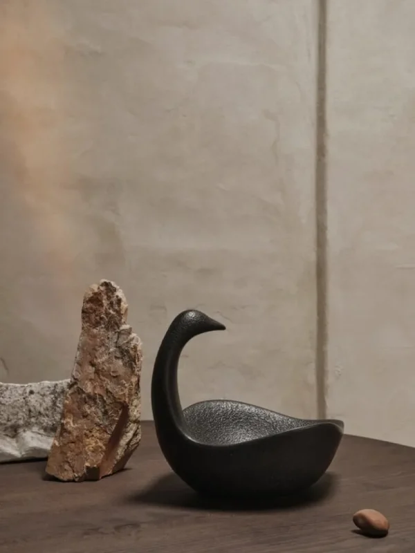 ferm LIVING Geschirr | Dekorationsgegenstände^Swan Tischdekoration, schwarz
